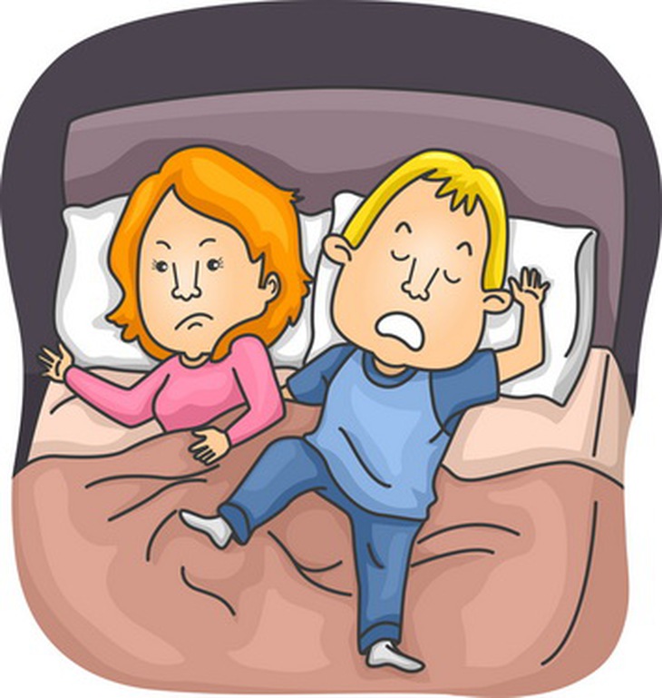 Người mắc hội chứng REM có thể ảnh hưởng xấu tới giấc ngủ của người khác.