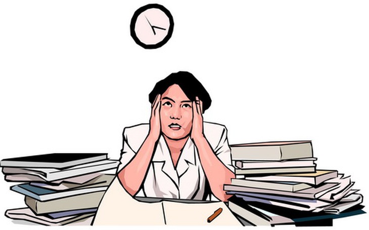 Stress là một trong những nguyên nhân gây táo bón.