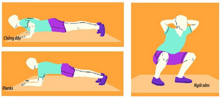 bài tập plank giảm mỡ bụng