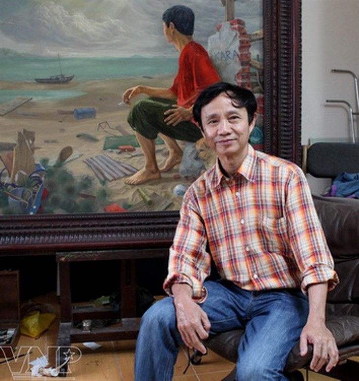 Họa sĩ Lê Huy Tiếp.