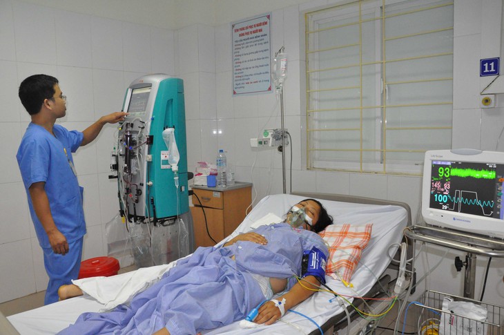 Kỹ thuật lọc máu liên tục cứ sống bệnh nhân nặng ngay tại tuyến tỉnh.