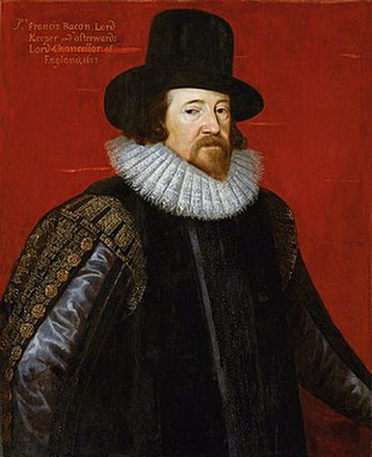 Tranh vẽ chân dung Francis Bacon (1561-1626).
