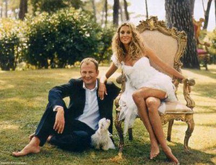 Andrey Melnichenko và Aleksandra Nikolic Melnichenko.