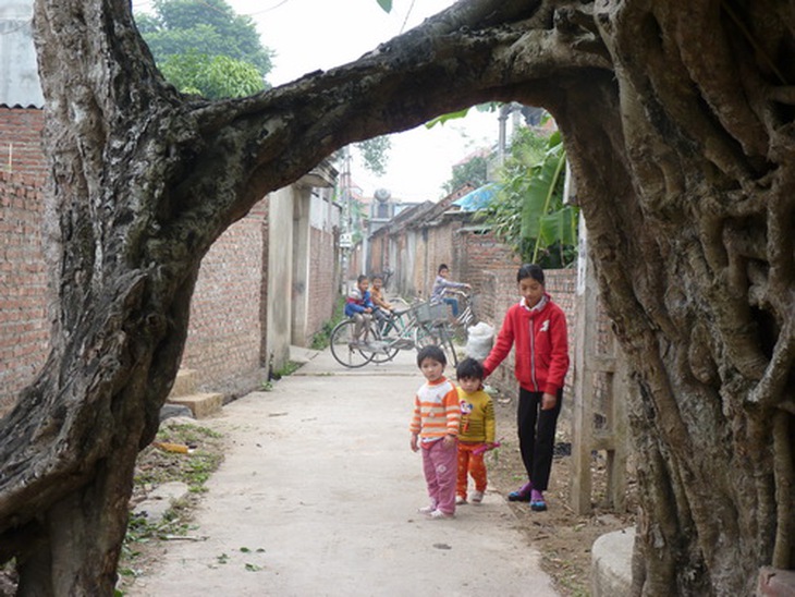 Rất nhiều làng ở ngoại thành Hà Nội vẫn giữ được nét cổ.