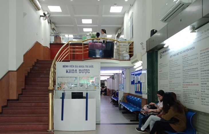 Hình ảnh Khoa Dược BVĐK Trí Đức - nơi có nhiều vi phạm nghiêm trọng.