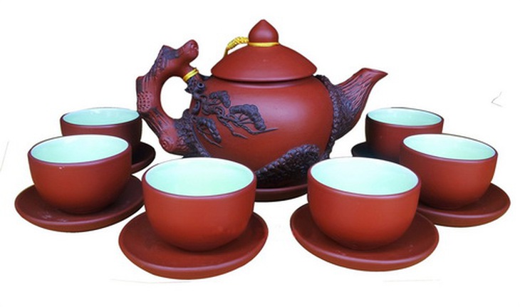 Bộ ấm chén cao cấp Bát Tràng.