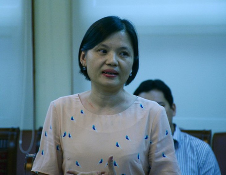 Bà Lê Thị Ngọc Mơ.