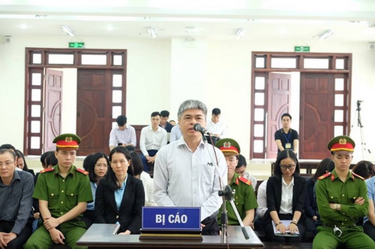 Bị cáo Nguyễn Xuân Sơn tại phiên xét xử phúc thẩm.
