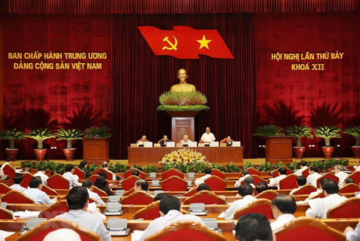 Toàn cảnh Hội nghị Trung ương 7, khóa XII.