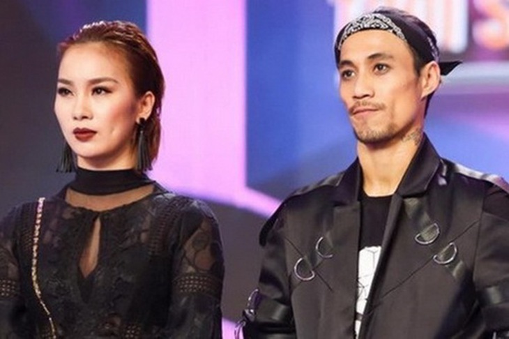 Vũ công Phạm Lịch (bên trái) là người đầu tiên lên tiếng tố cáo ca sĩ Phạm Anh Khoa (bên phải) có hành vi gạ tình, ăn nói tục tĩu...