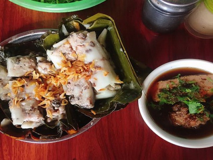 Món bánh bèo Hải Phòng khác hoàn toàn với kiểu bánh bèo chén ta thường thấy.