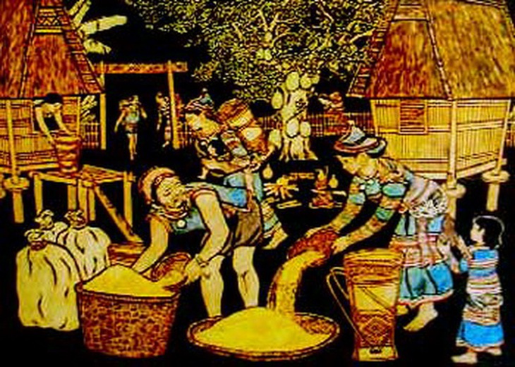 Một tác phẩm của họa sĩ Xu Man.