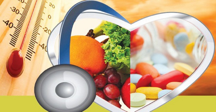 Chế độ ăn nhiều trái cây, rau, các thực phẩm ít chất béo, giảm ăn các loại mỡ bão hòa và mỡ toàn phần phòng chống tăng huyết áp.