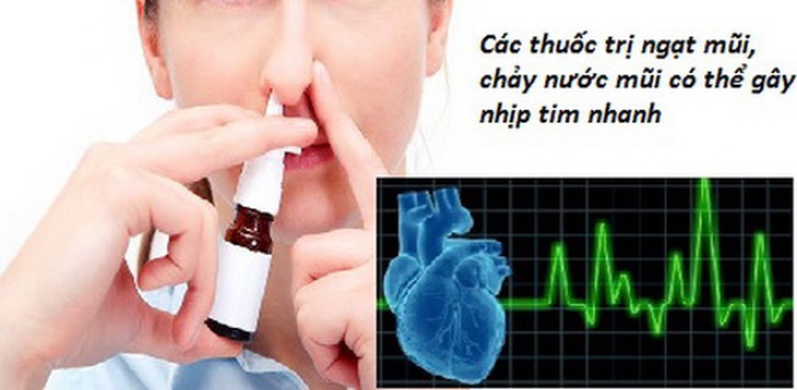 Cảnh giác với tác dụng phụ của thuốc trị ngạt mũi.