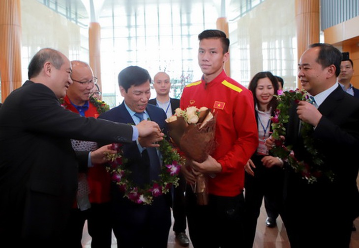 Ngành thể thao quan tâm đặc biệt đến đội tuyển bóng đá Việt Nam. Ảnh: Minh Tuấn