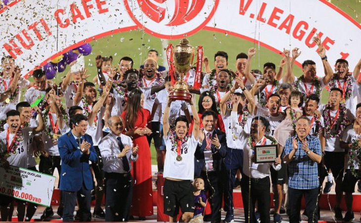 Hà Nội FC tham vọng lớn ở các năm tiếp theo. Ảnh:  Minh Tuấn