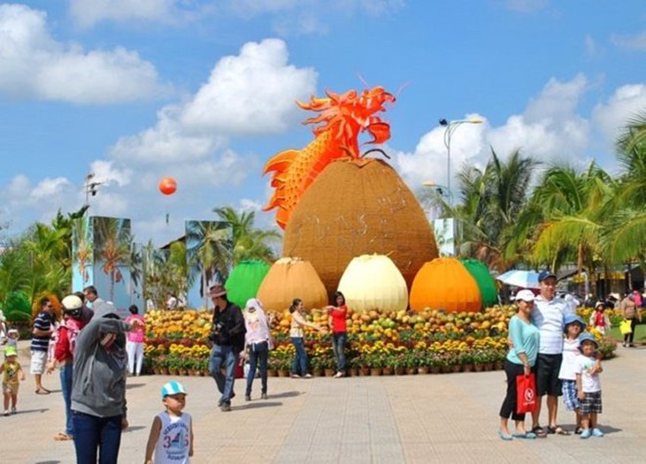 Lễ hội dừa Bến Tre.