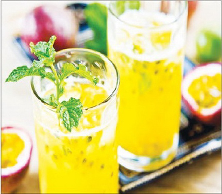 Nước chanh leo.