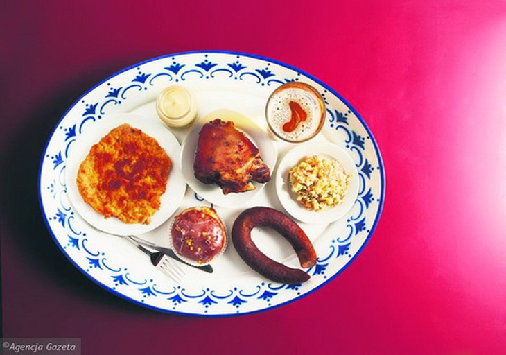 Thực đơn giàu cholesterol xấu (LDL) điển hình.