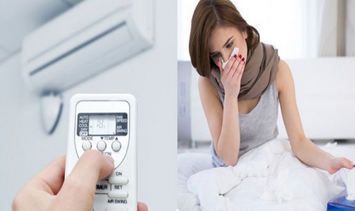 Khi chạy máy lạnh, đóng kín cửa nên dễ thiếu dưỡng khí là nguy cơ gây nên các bệnh lý hô hấp.