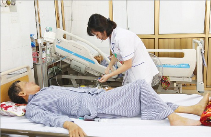 Chân của bệnh nhân Th. phục hồi tốt sau mổ.