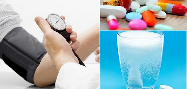 Thuốc bổ dạng sủi làm giảm hiệu quả của thuốc hạ huyết áp.