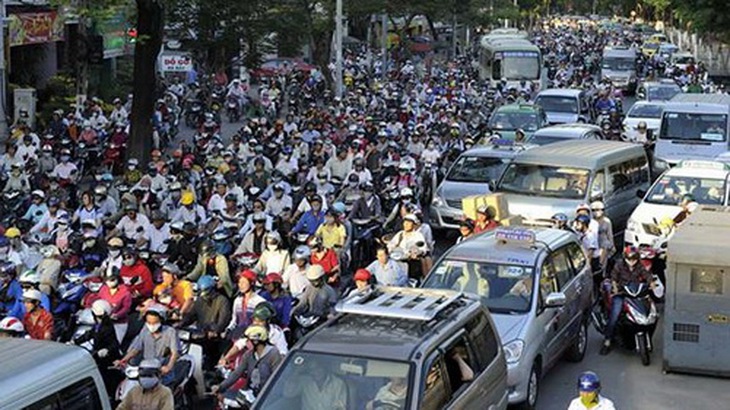Hà Nội tiến tới phân vùng hạn chế xe máy