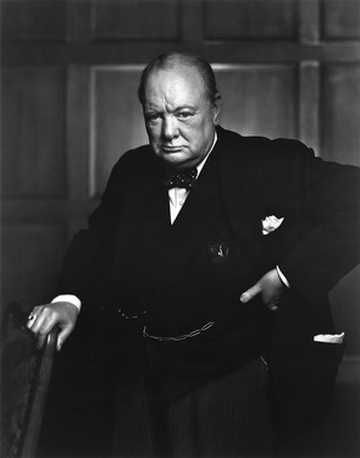 Wiston Churchill  (1874-1965).