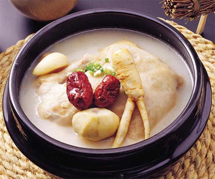Cháo nhân sâm tốt cho người cao tuổi.