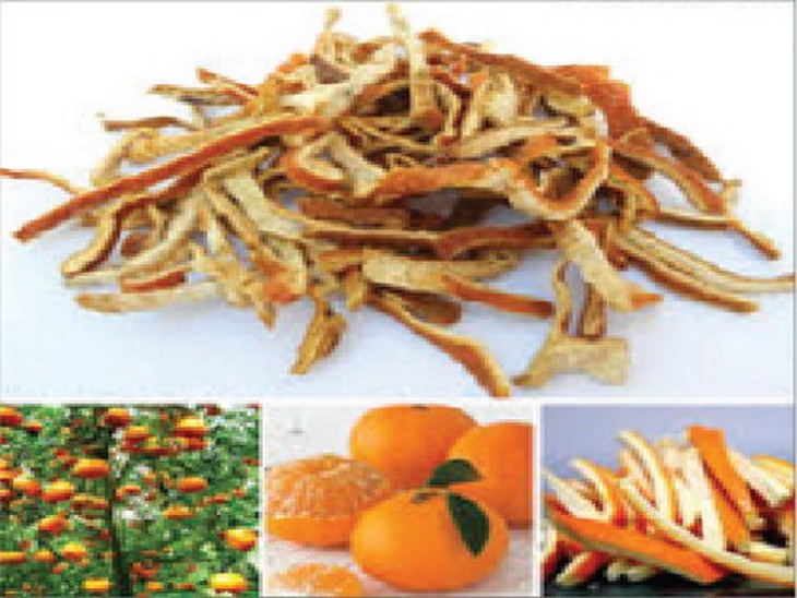 Trần bì (vỏ khô của quả quýt).