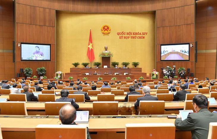 Từ ngày 8/6 - 18/6/2020, Quốc hội tiến hành họp theo hình thức tập trung tại Nhà Quốc hội.