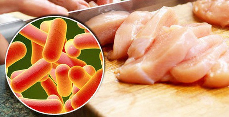 Nhiễm độc thức ăn xảy ra khi ăn phải thực phẩm nhiễm khuẩn Salmonella.