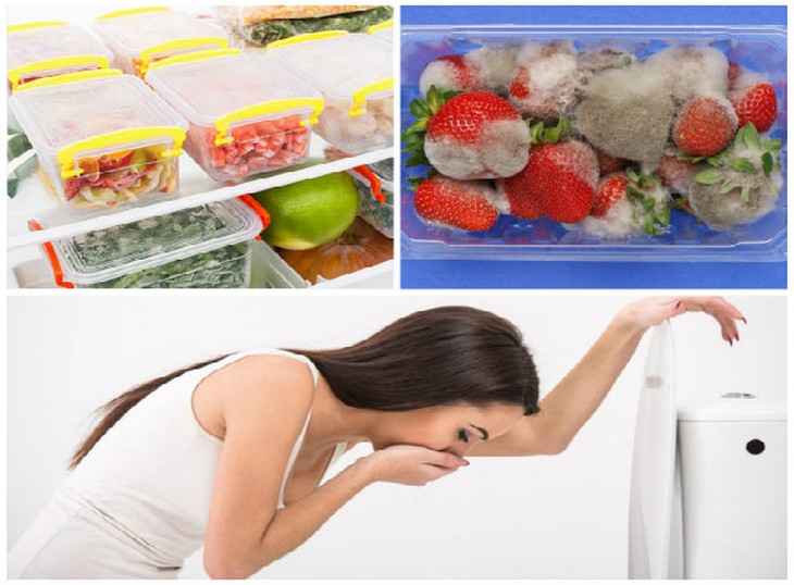 Khi ăn phải thức ăn nhiễm nấm mốc sẽ gây ngộ độc cấp tính.
