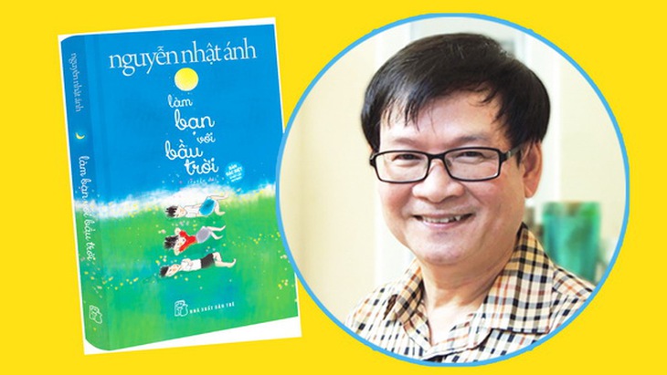 Chân dung nhà văn Nguyễn Nhật Ánh và tác phẩm mới nhất đem lại cho ông giải thưởng “Hiệp sĩ Dế Mèn” gần đây.