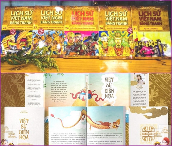 Truyện tranh lịch sử Việt đã, đang có nhiều tác phẩm chinh phục được độc giả.