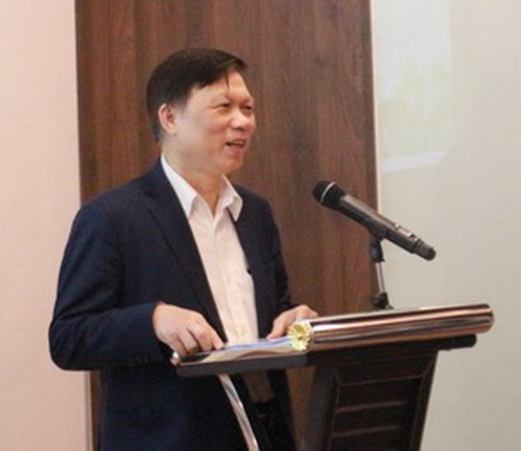 PGS.TS Trần Quý Tường, Cục trưởng Cục CNTT, Bộ Y tế chủ trì hội thảo.
