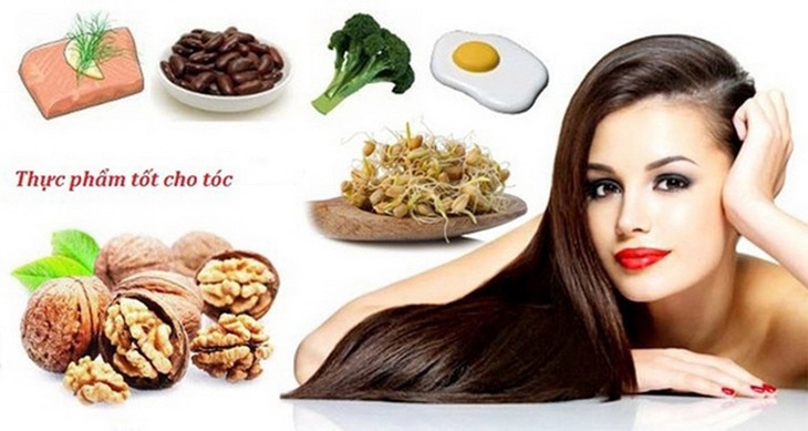 Thực phẩm tốt cho tóc.