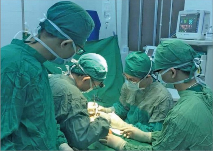 Một ca can thiệp điều trị bệnh tim mạch.