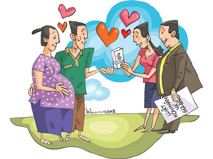 Mang thai hộ vì mục đích thương mại bị phạt từ 5 đến 10 triệu đồng