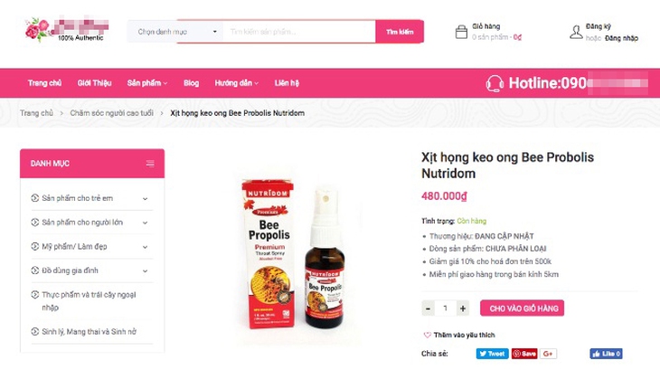 Nguy hiểm rình rập từ thực phẩm chức năng xách tay không nguồn gốc