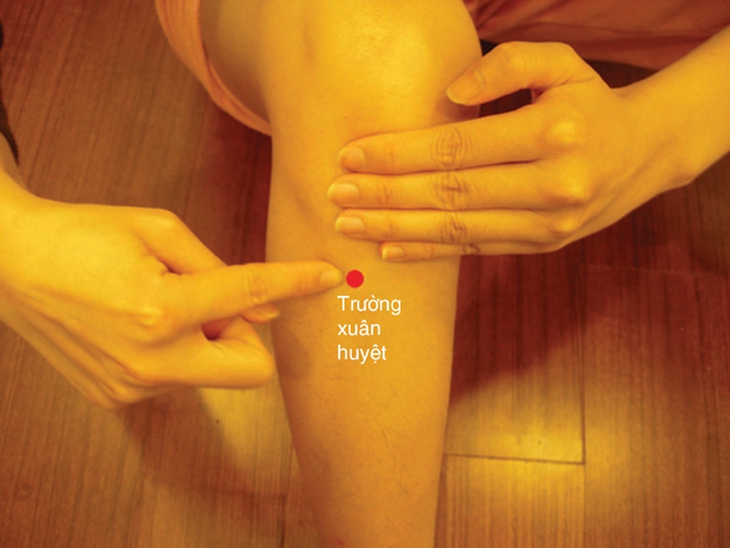 Cứu huyệt Trường xuân