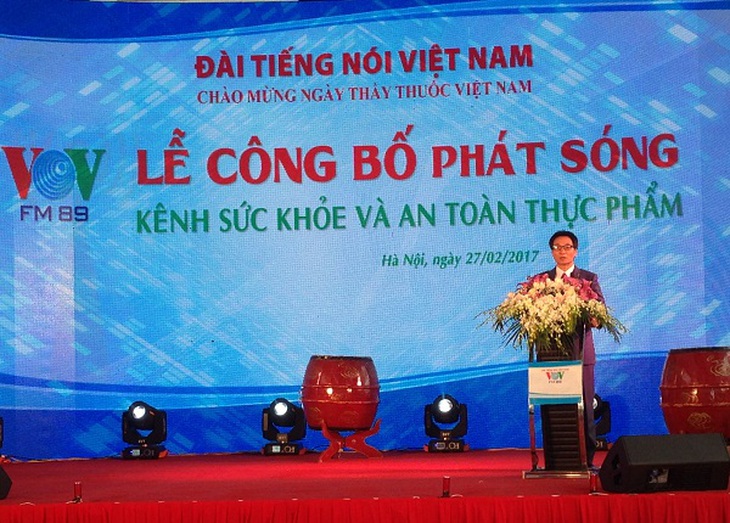 VOV chính thức phát sóng kênh Sức khỏe và an toàn thực phẩm