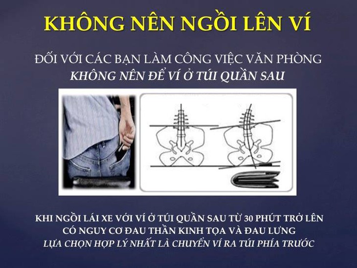 Ðau thần kinh tọa do... ví dày