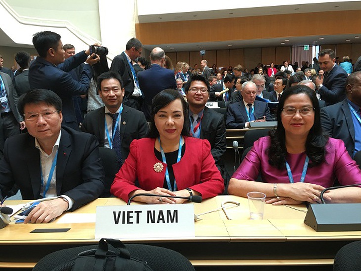 Bộ trưởng Bộ Y tế Nguyễn Thị Kim Tiến tham dự Đại hội đồng Y tế Thế giới lần thứ 70