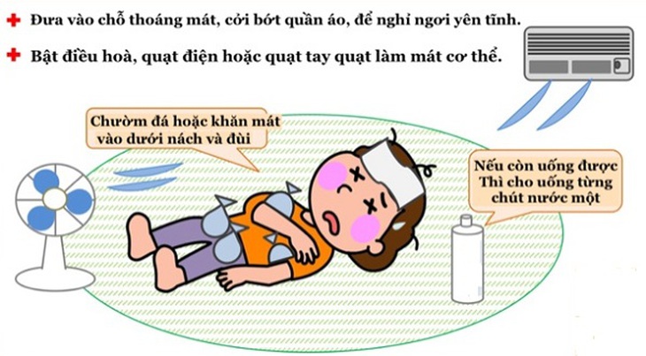 Cách sơ cứu và phòng tránh say nắng