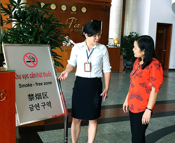 Xây dựng môi trường không khói thuốc trong khách sạn