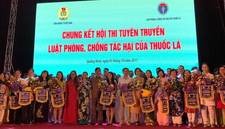 Chung kết Hội thi tuyên truyền Luật phòng, chống tác hại của thuốc lá năm 2017