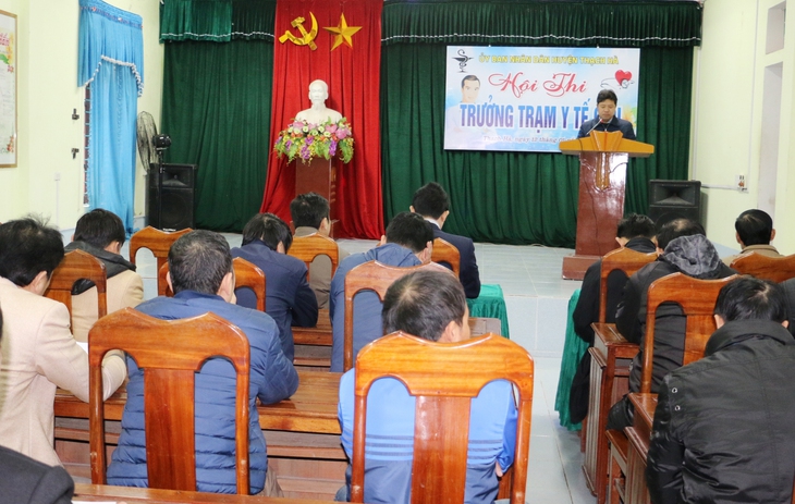 Huyện Thạch Hà: 31 thí sinh tham dự hội thi Trưởng trạm y tế giỏi
