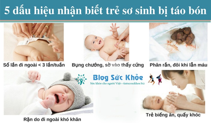 Táo bón ở trẻ nhỏ