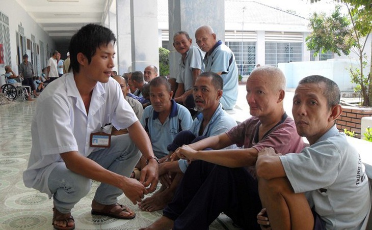 Bệnh nhân đang được điều trị tại BV Tâm thần TW1.